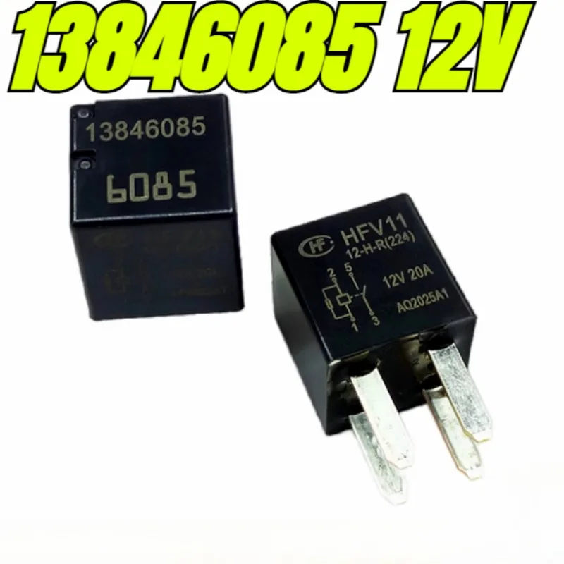 

（Brand New Original）1pcs/lot 100% original genuine relay:13846085 12V 20A 4pins HFV11 12-H-R(224) Automotive relay
