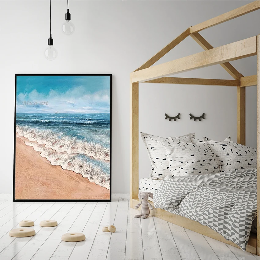 Beach Landscape Oil… - image