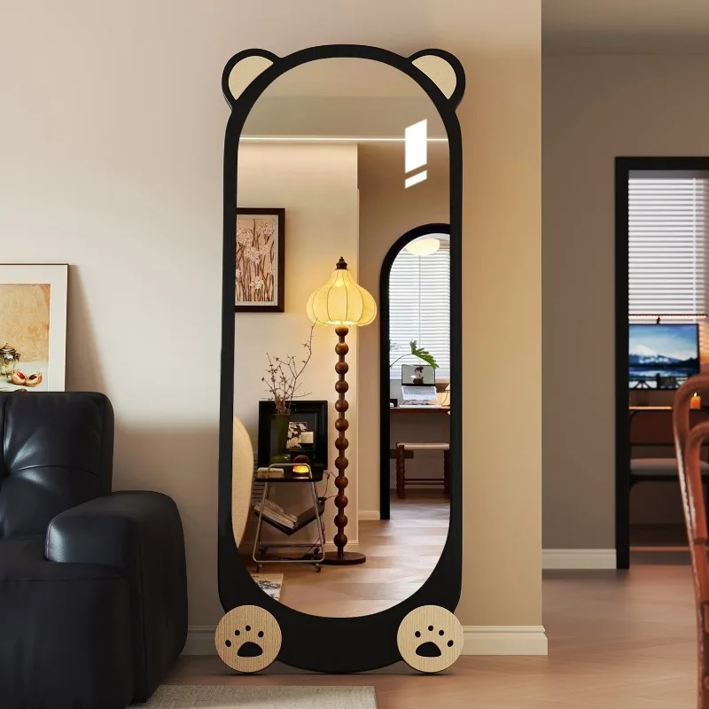 Full-body mirror full-length mirror household floor-to-ceiling wall-mounted girls' bedroom dormitory fitting mirror