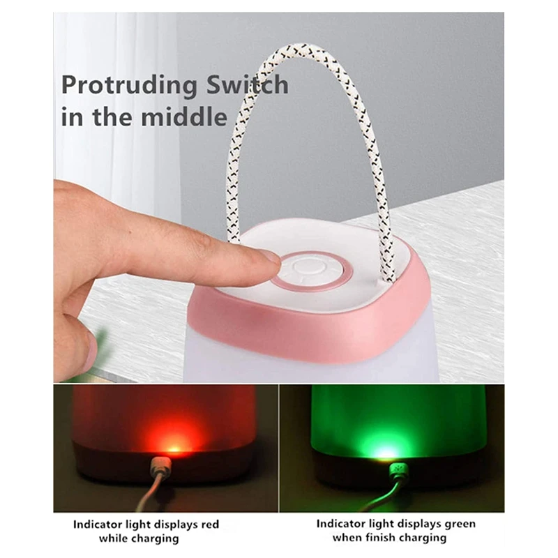 โคมไฟไฟ LED แบบแขวนหลอดไฟสำหรับตั้งแคมป์ไฟสำหรับตกปลาในเดินป่ากลางแจ้ง lampu tidur บ้านฉุกเฉินใหม่ LED แคมป์