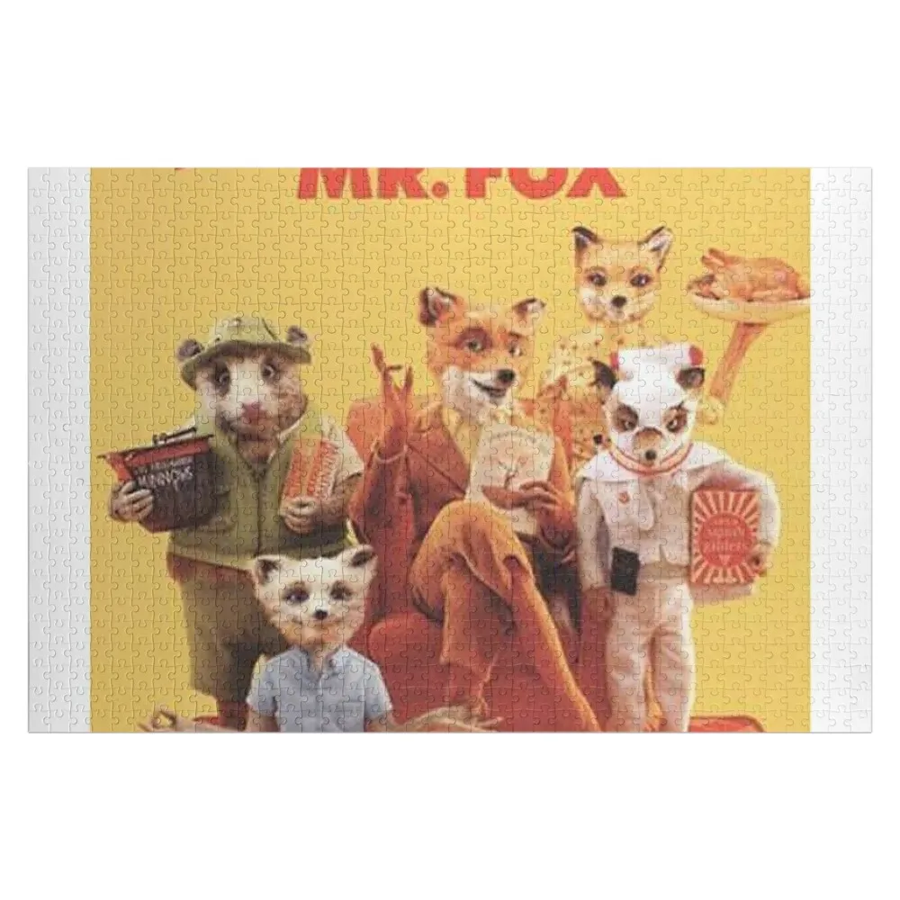 

Фантастический пазл с изображением мистера Фокса, подарки на заказ, детская игрушка, новые игрушки для детей 2022 года, пазл с фотографией на заказ