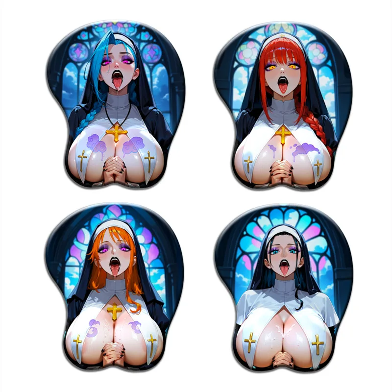 

Game and Anime Fan Art Wrist Rest 3D Soft and Smooth Silicone Mouse Pad Computer Peripherals Suitable for Gaming,Office Work