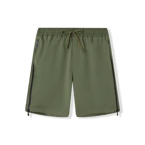 Lätta, snabbtorkande löparshorts för män med slits i sidan och ventilerande meshpaneler för gymträning 10 best sales herrshorts med sidoslit - №1