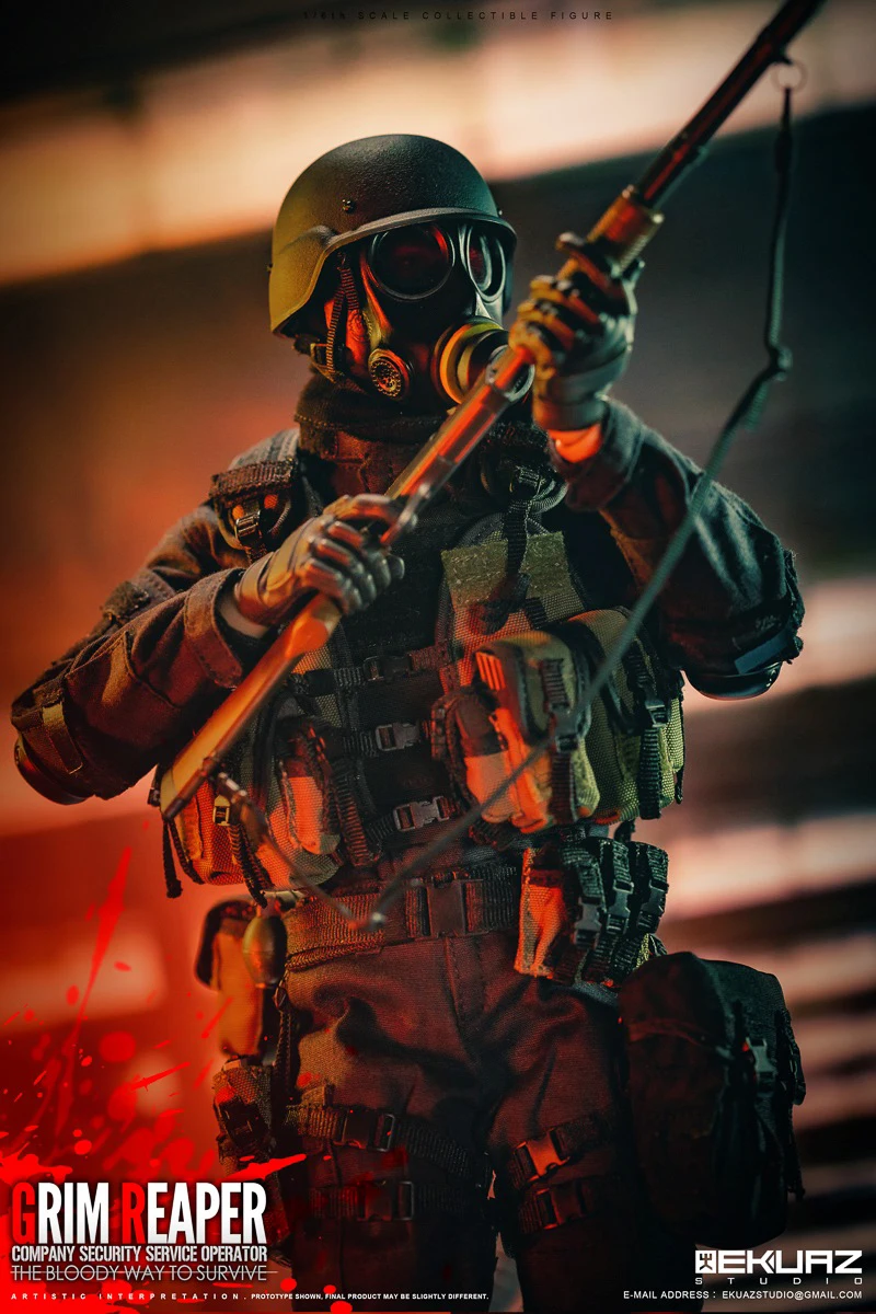 Ekuaz Studio Eks05 1/6 Men Solider Hunk Classic Action Adventure