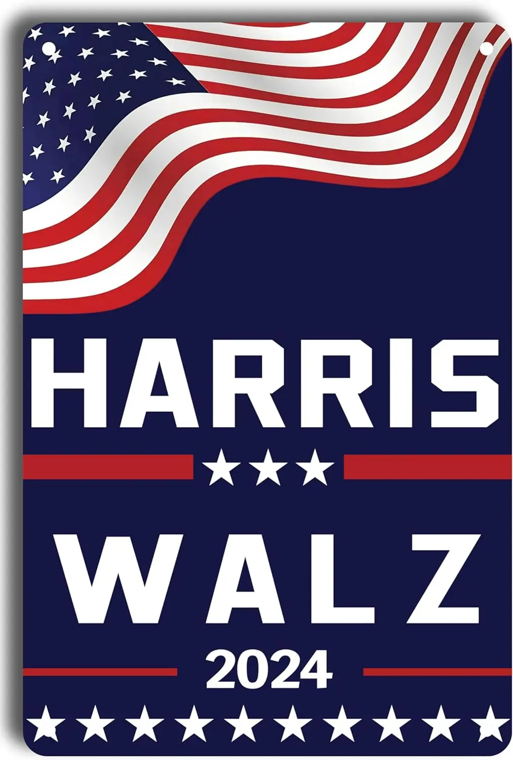 8x12 Metal Tin Sign Harris Kamala Yard Sign 2024 Election Yard Signs Harris Waltz Obviously Yard Sign 2024 Kamala Harris 2024 Fl