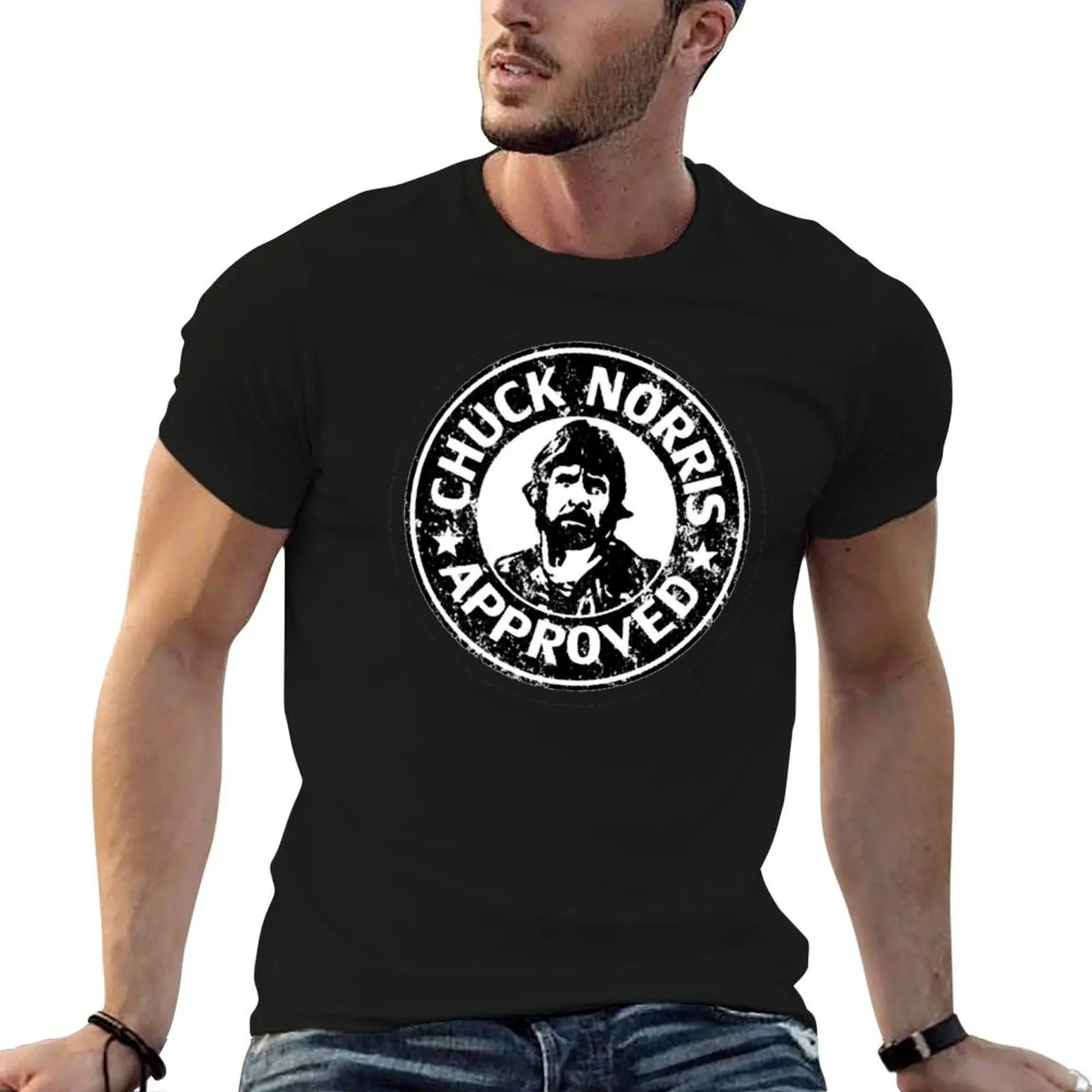 Chuck Norris T-Shirt approuvé T-Shirt pour homme 100 pour cent coton T-Shirt homme coton T-Shirt