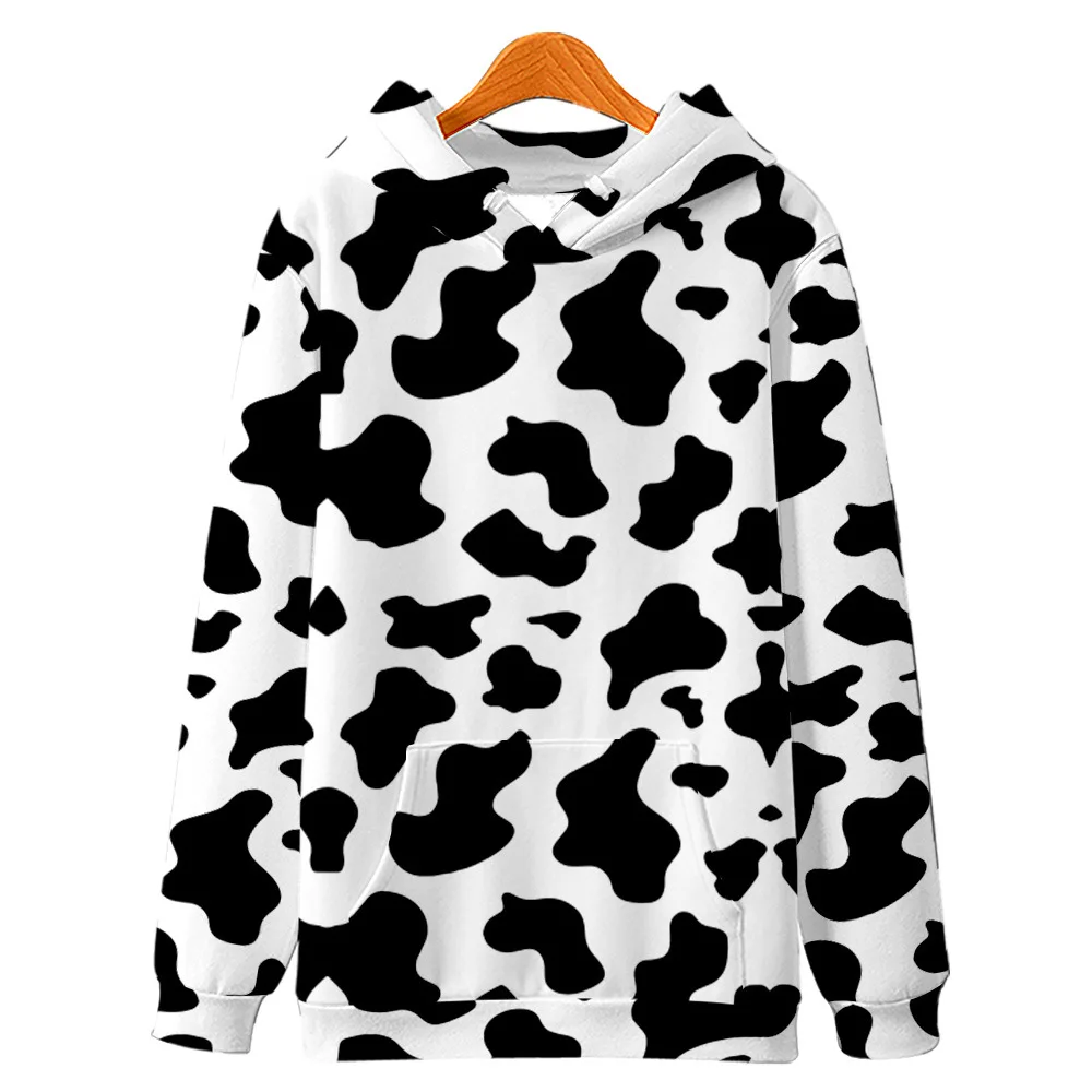 

3D Hoodies Cow Pattern Fashion Boys Girls Hoodie Hoody Long Sleeve Hooded Sweatshirt Tops