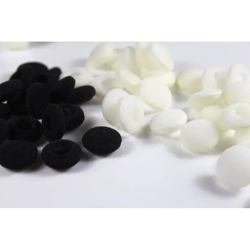 

Lot 100pcs/1000pcs 15mm-18mm Soft Replacement Earphone Ear Pads Cushion Bud Foam Earbud Sponge Cover Tips Wholesale