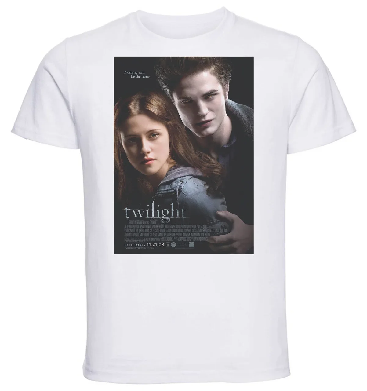 T-shirt Unisex - White - Playbill Film - Twilight 1