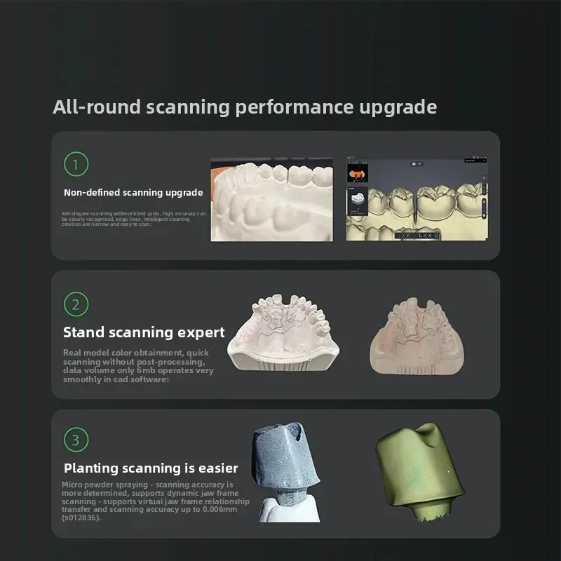 High-speed scanner, denture scanner, 3D smart scanner