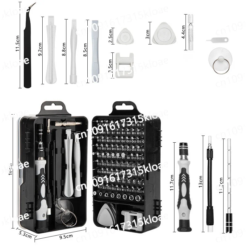 115-In-1 Screwdriver Set Multifunctional Clock Mobile Phone Repair Tool