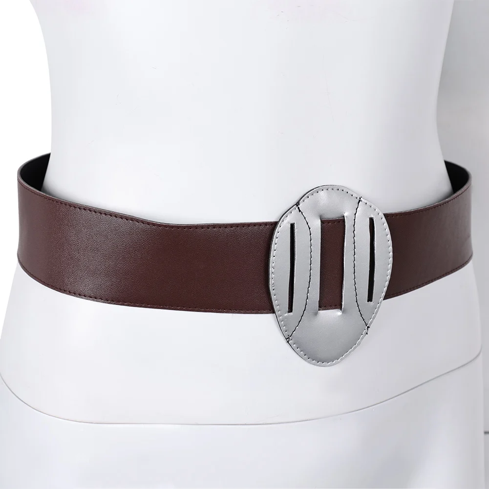 Leia Cosplay Belt Princess Roleplay Space Battle Fantasy Waistband Adult Women Halloween Carnival Costume Accessories Props