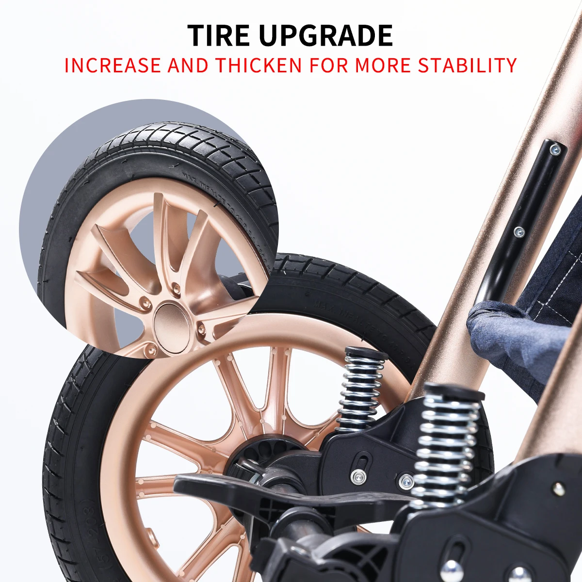 Складная детская коляска с функцией амортизации, уличная коляска, которую можно толкать в двух направлениях.