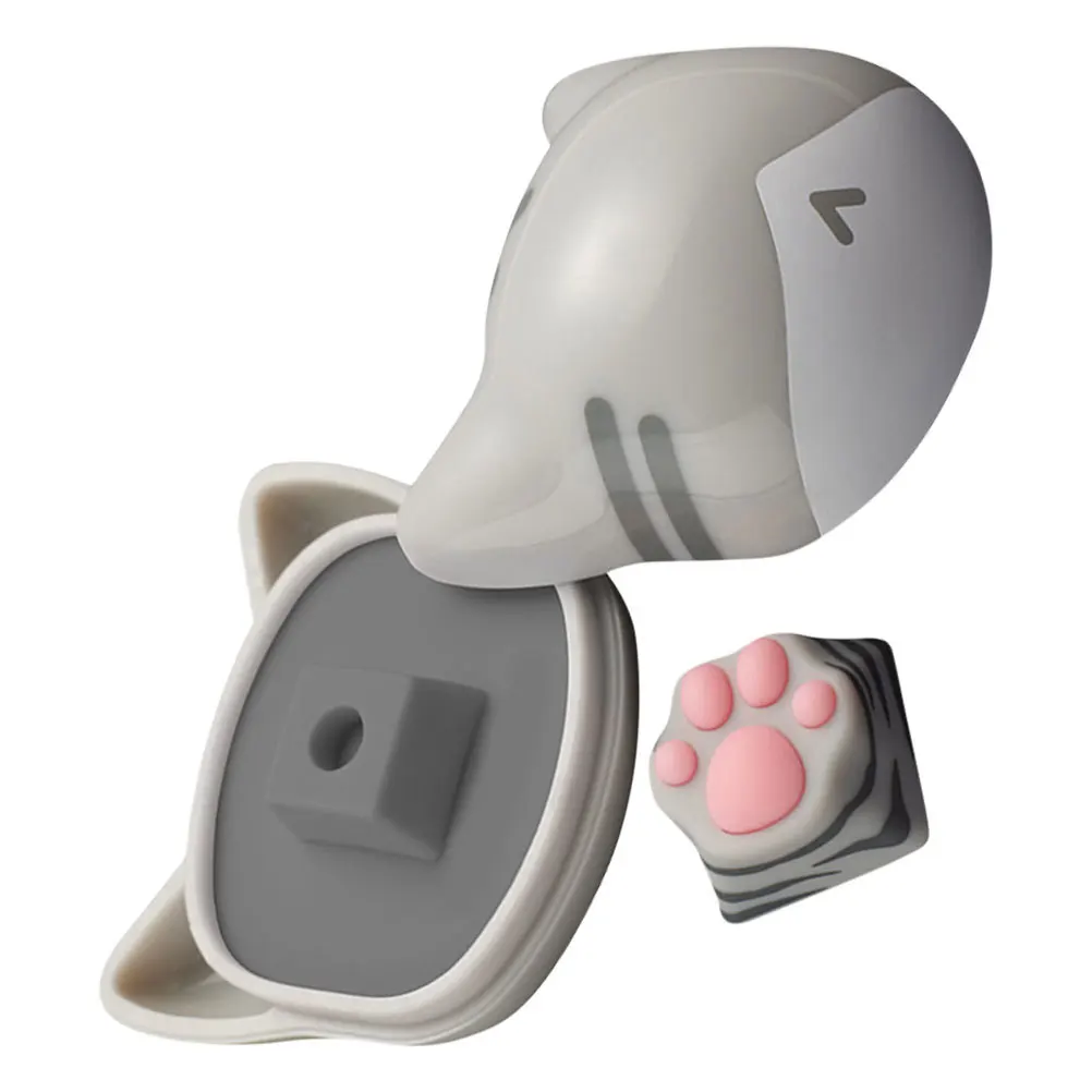 

Silicone Cat Paw Mechanical Keyboard Keycap Durable Replacement Adorable Decorative Key Caps Fun Typing Computer Keyboard