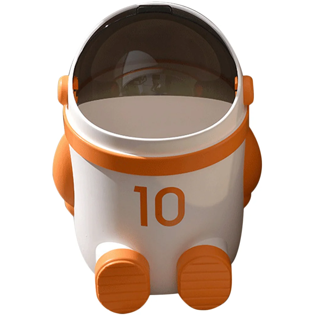 

Astronaut Trash Can Storage Bins Office Rubbish Garbage Cartoon Waste Desk Large Kitchen Plastic Small Trashcan Table