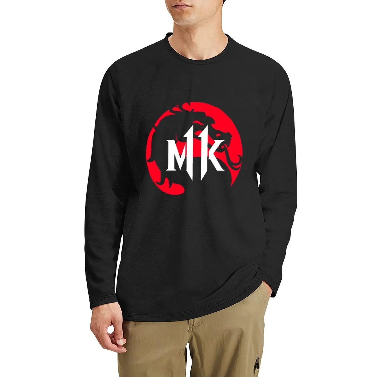 

MORTAL KOMBAT 11 // RED Long T-Shirt black t shirt cute tops graphic t shirt men t shirt