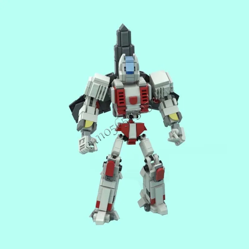 439 PCS Brickheadz Sky Assault MOC, Blocos de Construção Modulares Personalizáveis, Brinquedo Educativo de Tecnologia para Crianças, Presente de Montagem para Meninos