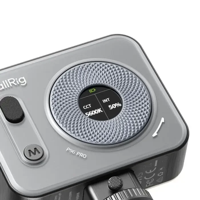 SmallRig Vibe P96 P108 Pro Mini ملء ضوء دوران عكس الضوء 2500K-6500K LED محمول لإنشاء محتوى الفيديو 4660 4786 4661