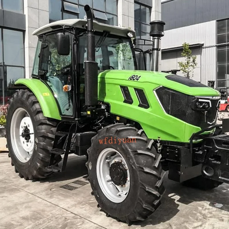 china：4x4 220hp AC Cabin farm agriculture tractor agricola traktor diesel engine trator