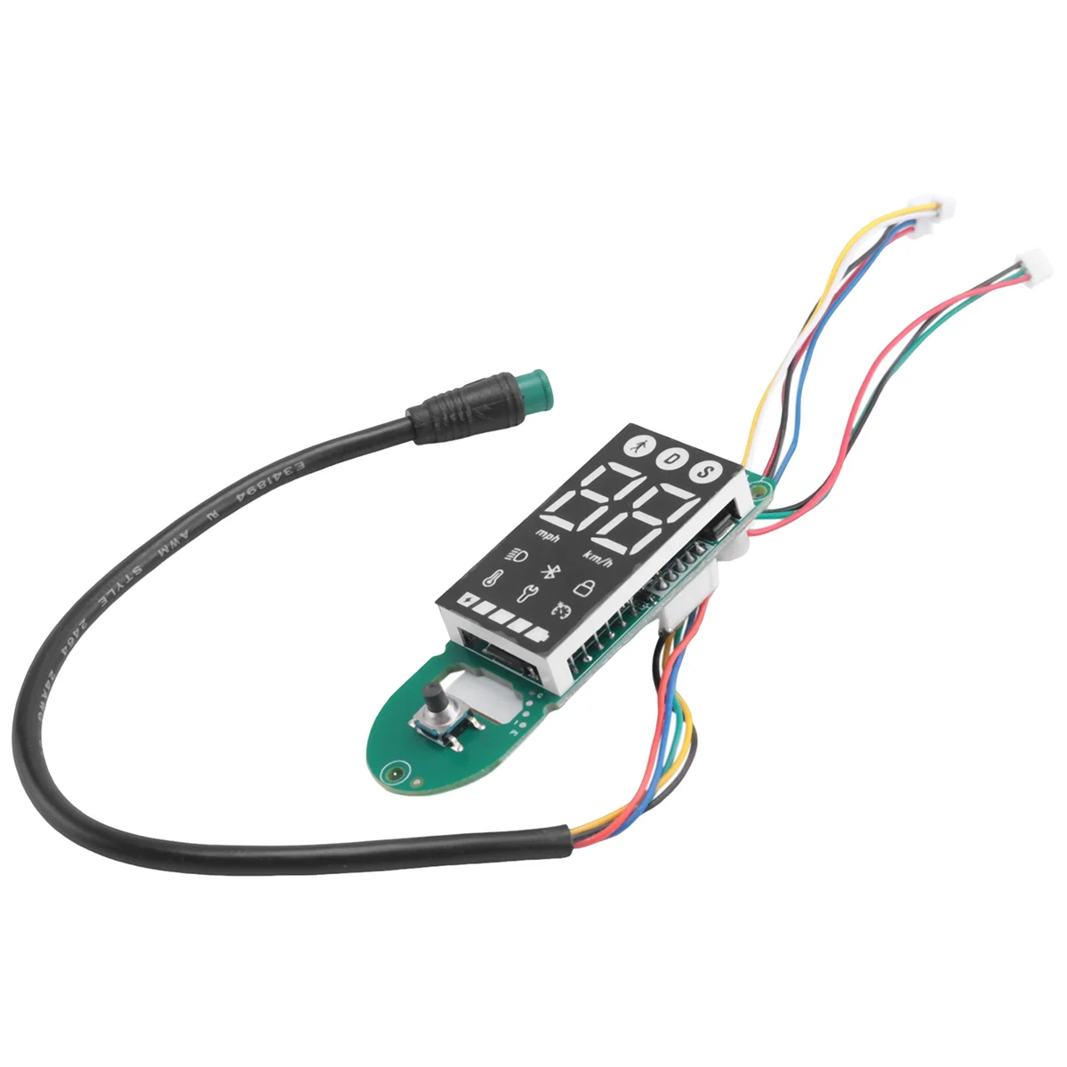 Electric Scooter Dashboard For MI Easy Install Circuit Board Remove Smoothly Minutes Data Display Instantly Cool Clear