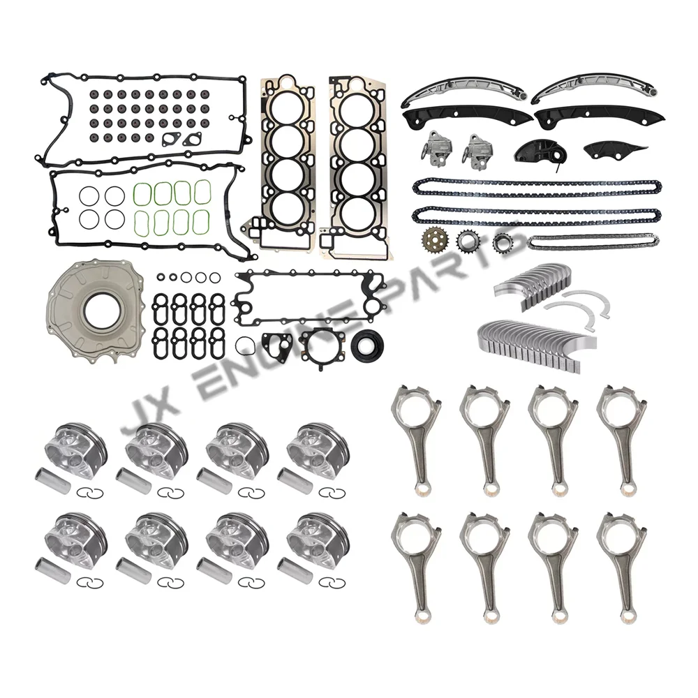 Engine Rebuild Timing Chain Kit Piston Gasket ConRod Bearing Set For Jaguar Land Rover Discovery 5.0 AJ133 5.0L 5.0T 508PS 508PN - view 3