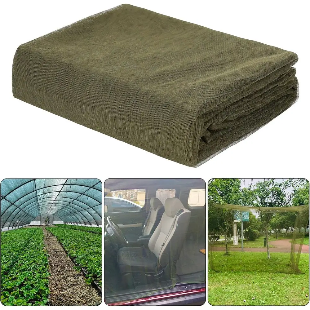Breathable 39ft x 10ft Green Mosquito Netting for Garden Patio, Ideal for Plant and Insect Protection