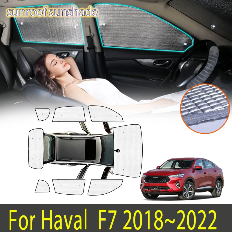 For Great Wall Haval F7 2018 2019 2020 2021 2022 Car Accessories Sun Shade Sunshade Windshield Side Window Privacy Shading Auto