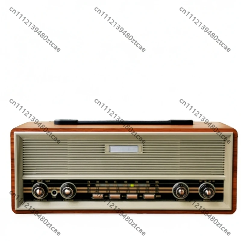 European Retro Desktop Stereo Radio FM AM SW Bluetooth Card Audio Speaker