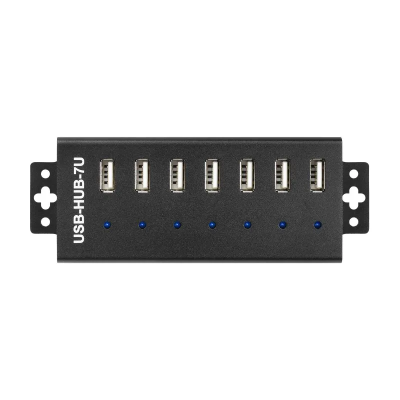 Waveshare Industrial Grade USB HUB, Extending 7x USB 2.0 Ports