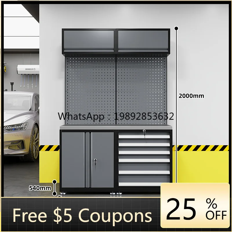 YFY Combination Tool Cabinet Workstation Auto Repair Tool Cart Maintenance Factory
