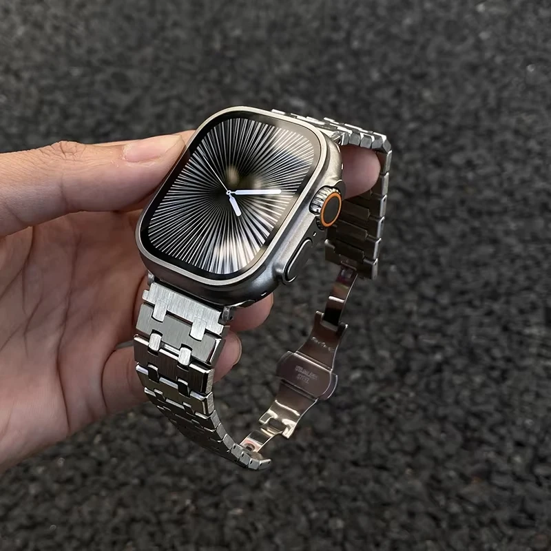 【セール中】高級ステンレススチールストラップ Apple Watch シリーズ 11 10 9 8 7 46mm 42mm 45mm 44mm 41mm 40mm メタルバンド iWatch Ultra 3/2/1用