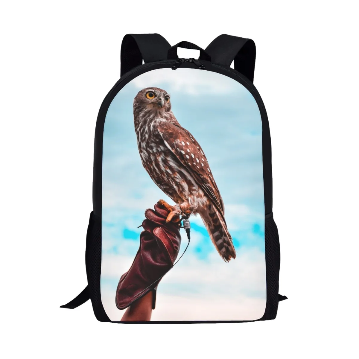 Animal Hawk Print School Rugzak Jongens Modieuze Tieners Schooltas Voor Studenten Hoge Kwaliteit Toevallige Boekentassen Man Mochila