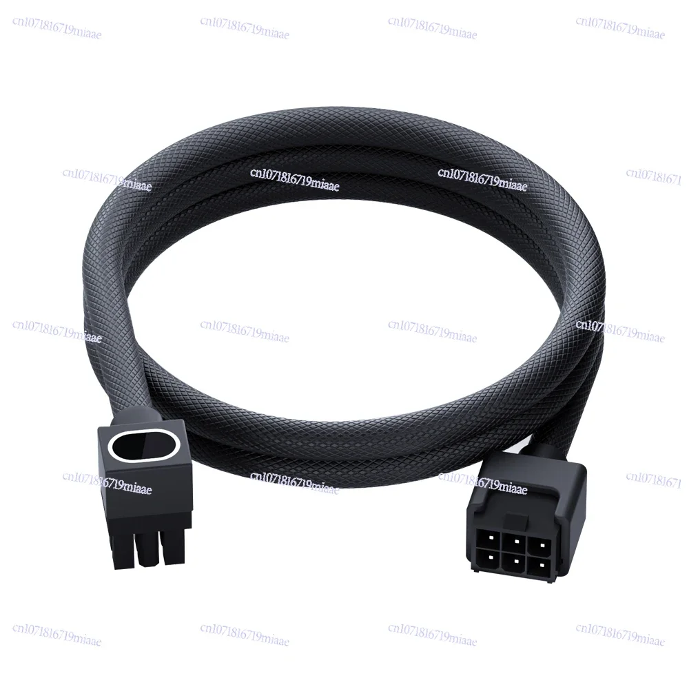 Computer Power Extension Cable GPU6PIN Graphics Card Extension Cable 90 Degree Plug One Cable Is Directly Connected To Chassis