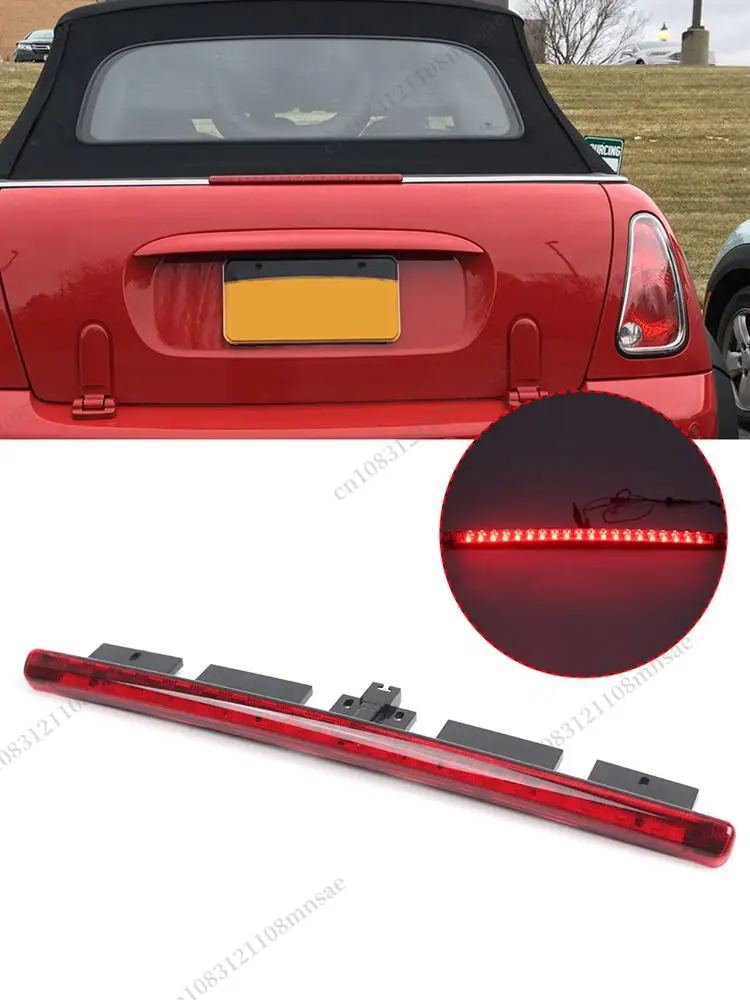 

Стоп-сигнал с высоким креплением 63256961016, светодиодный третий стоп-сигнал 63256961015, сигнальная лампа тормоза для Mini Cooper Convertible R52 2005-2008 гг.