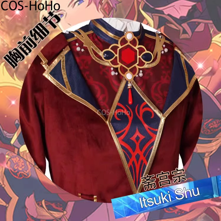 COS-HoHo Ensemble Stars 2 Itsuki Shu Game Suit Gorgeous Handsome Cosplay Costume Halloween Carnival Party Role Play Outfit