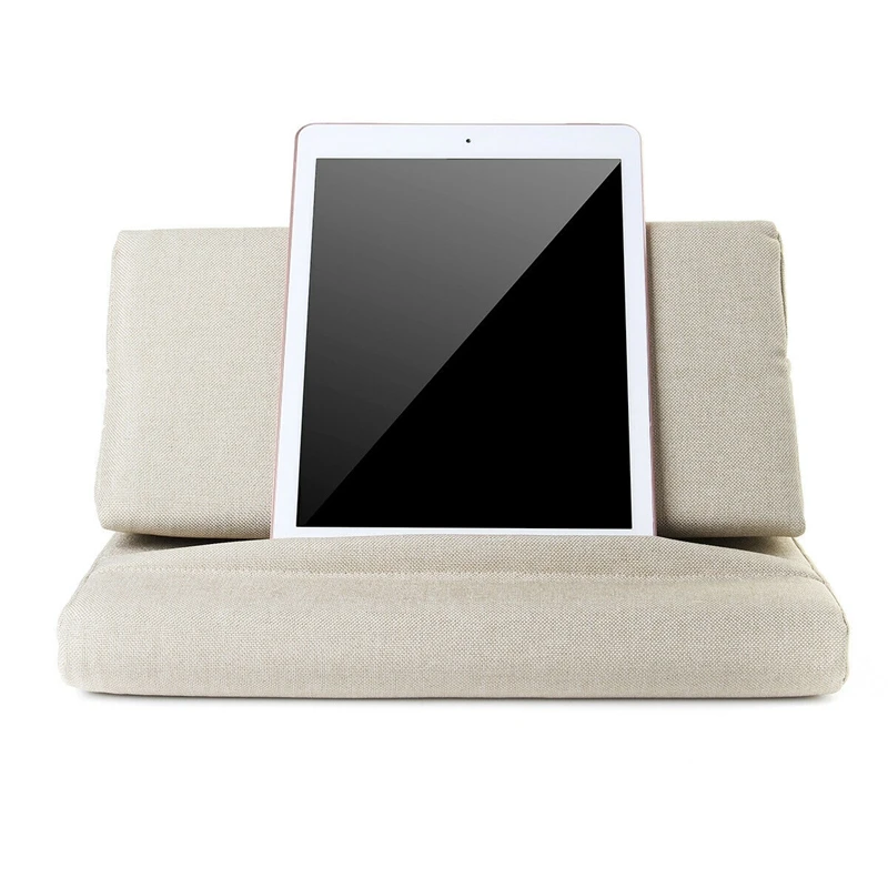 Portable Laptop Tablet Pouch Storage Foldable Tablet Pillow For Ipad Stand Holder Foam Lap Rest Cushion Home Office