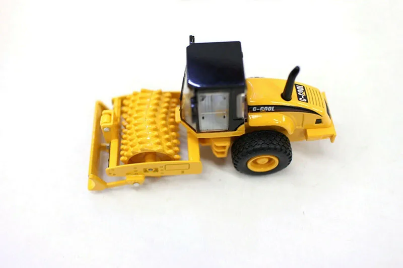 C-COOL 1/64 Alloy Diecast Engineering Vehicle Toy Padfoot Drum vibratory Compactor Model Children Gifts In Stock