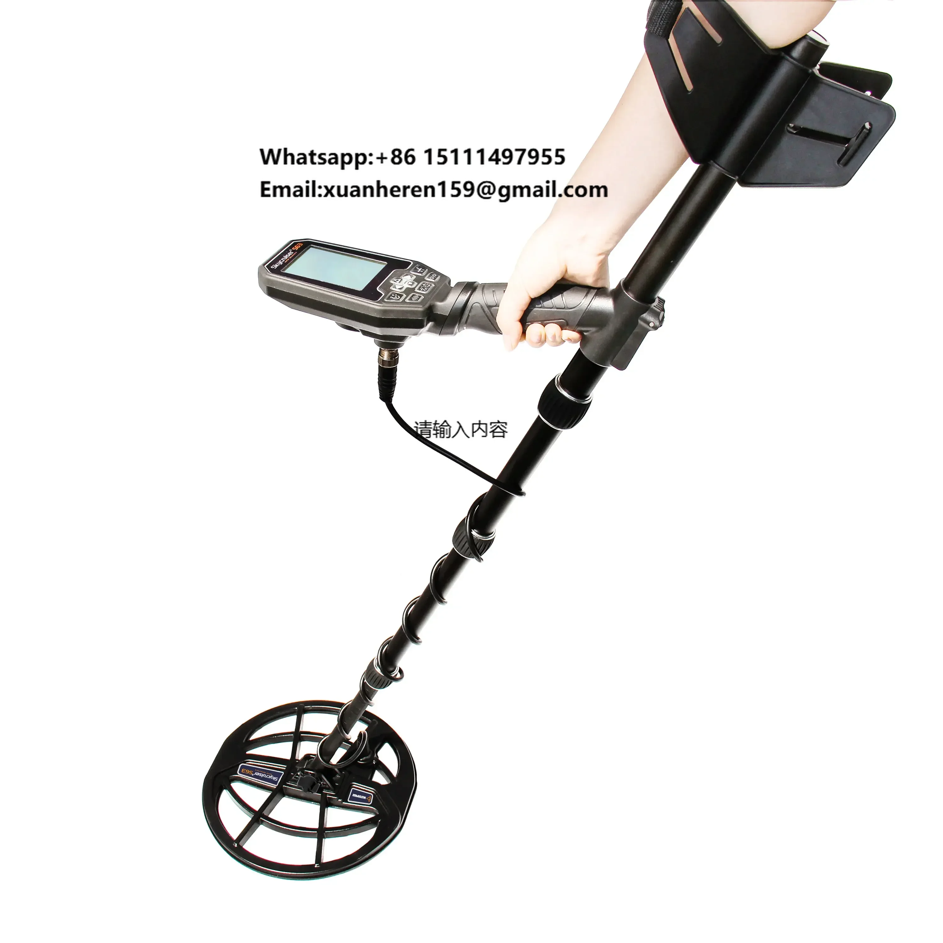 S63 Multi Frequency Metal Detector Underwater Metal Detector Depth Range 3m Portable Gold Detector