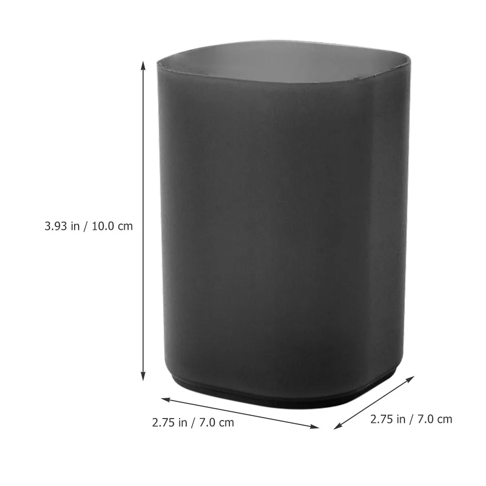 2Pcs Plastic Pen Holder Set Lightweight Smooth Surface Desk Organizer for Home Office Study Living Room Stationery Storage