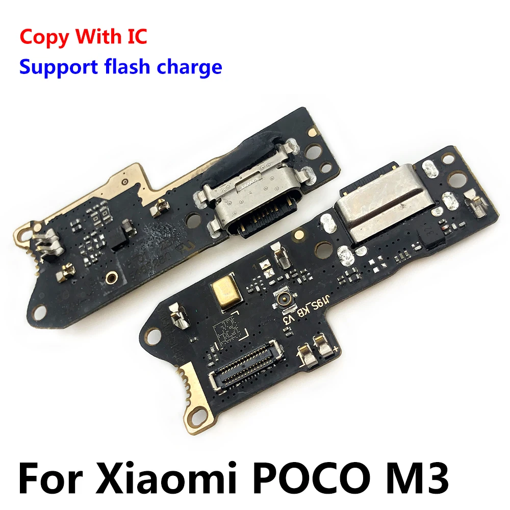 Nieuwe Usb Oplaadpoort Oplader Board Flex Kabel Voor Xiaomi Poco M3 Dock Connector Met Microfoon