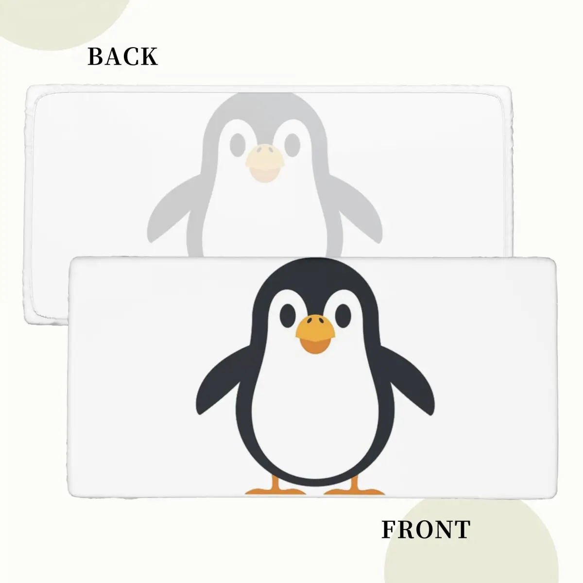 Penguin Custom Rectangular Tablecloth Oilproof Table Cover for Festival Party Decorations Table Cloth