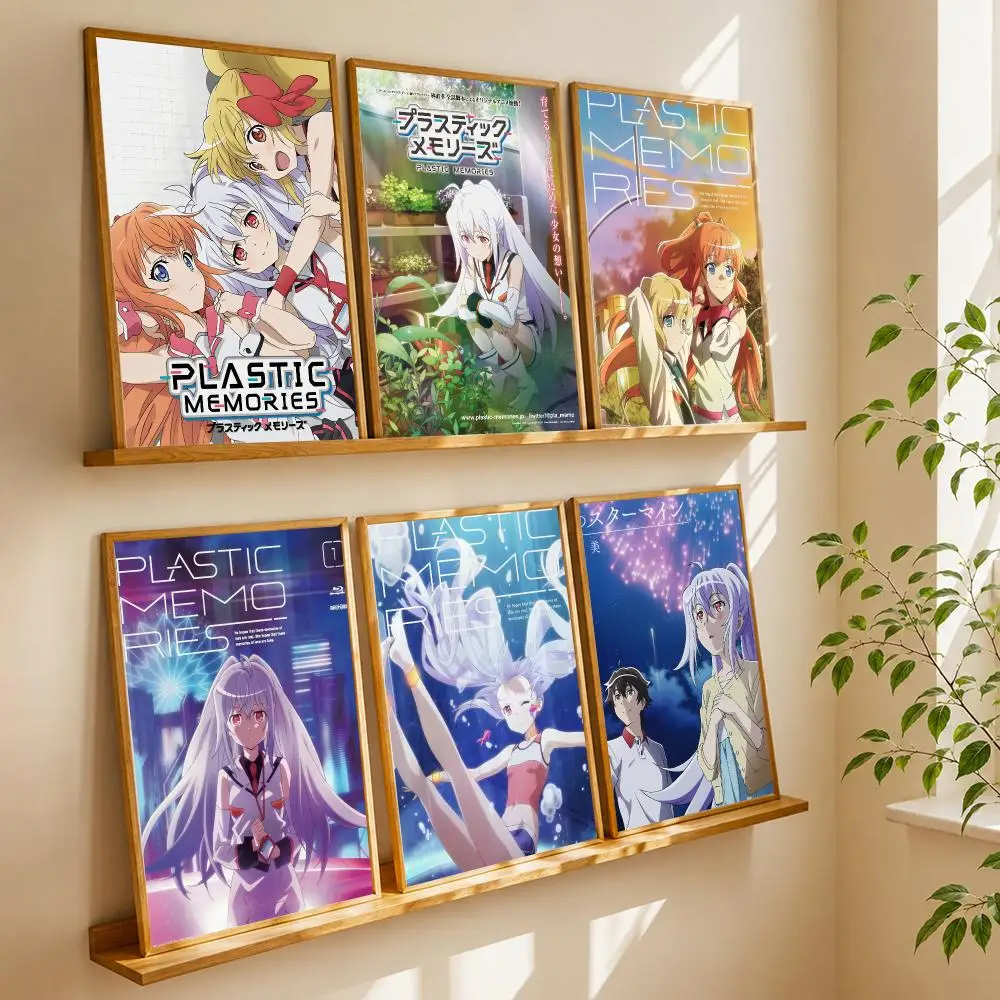 Anime P-PLASTIC MEMORIES Poster HD Home Wall Stickers House Hallway Living Room Bedroom Bar Office Decor Art Prints