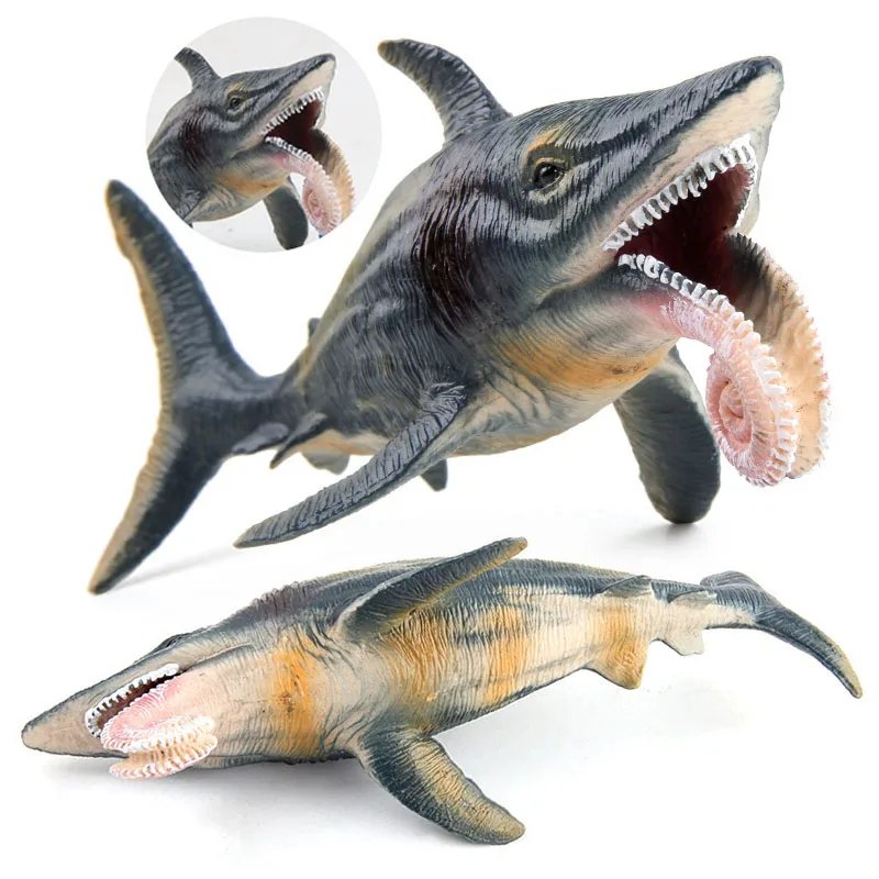 Savage Ocean Sea Life Helicoprion Goblin Shark Megalodon ปลาวาฬ Action Figure Aquarium ปลาใหญ่สัตว์ของเล่นสำหรับของขวัญเด็ก