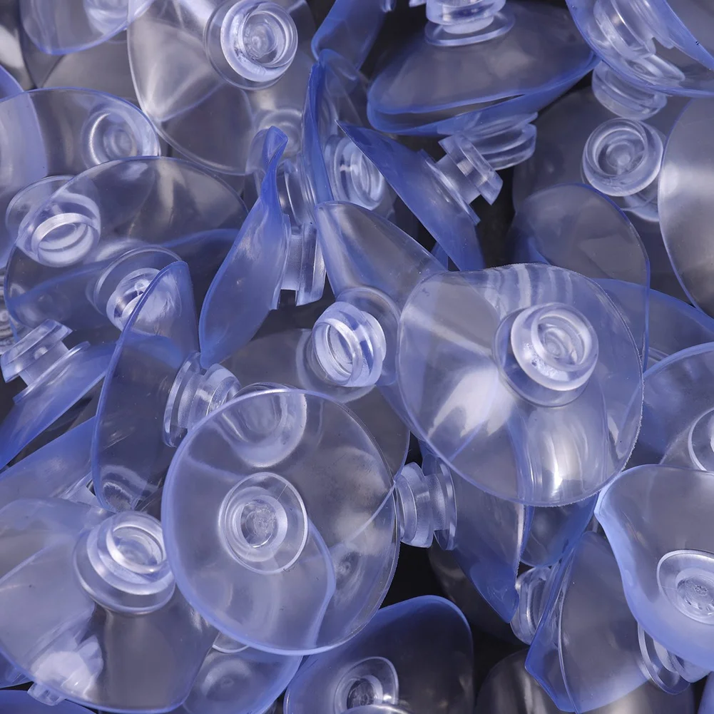

ABSE-200Pcs 40Mm Clear Suction Cup Sucker Mushroom Head Suction Cup Suction