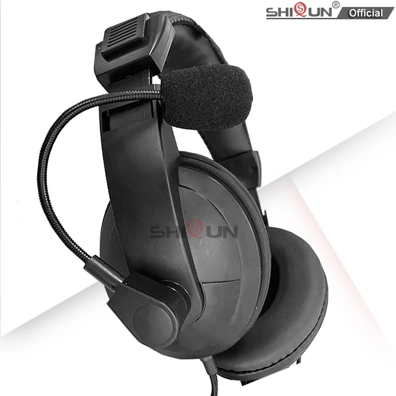 Retevis Casque Talkie-Walkie Antibruit Avec Micro Perche PTT - Compatible Motorola 2 Broches