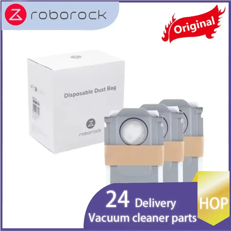 Roborock Einweg-Staubbeutel, kompatibel mit Saros 20, Qrevo Curv 2 Flow, Saros 10, Saros 10R, Q Revo, QrevoS Saugroboter