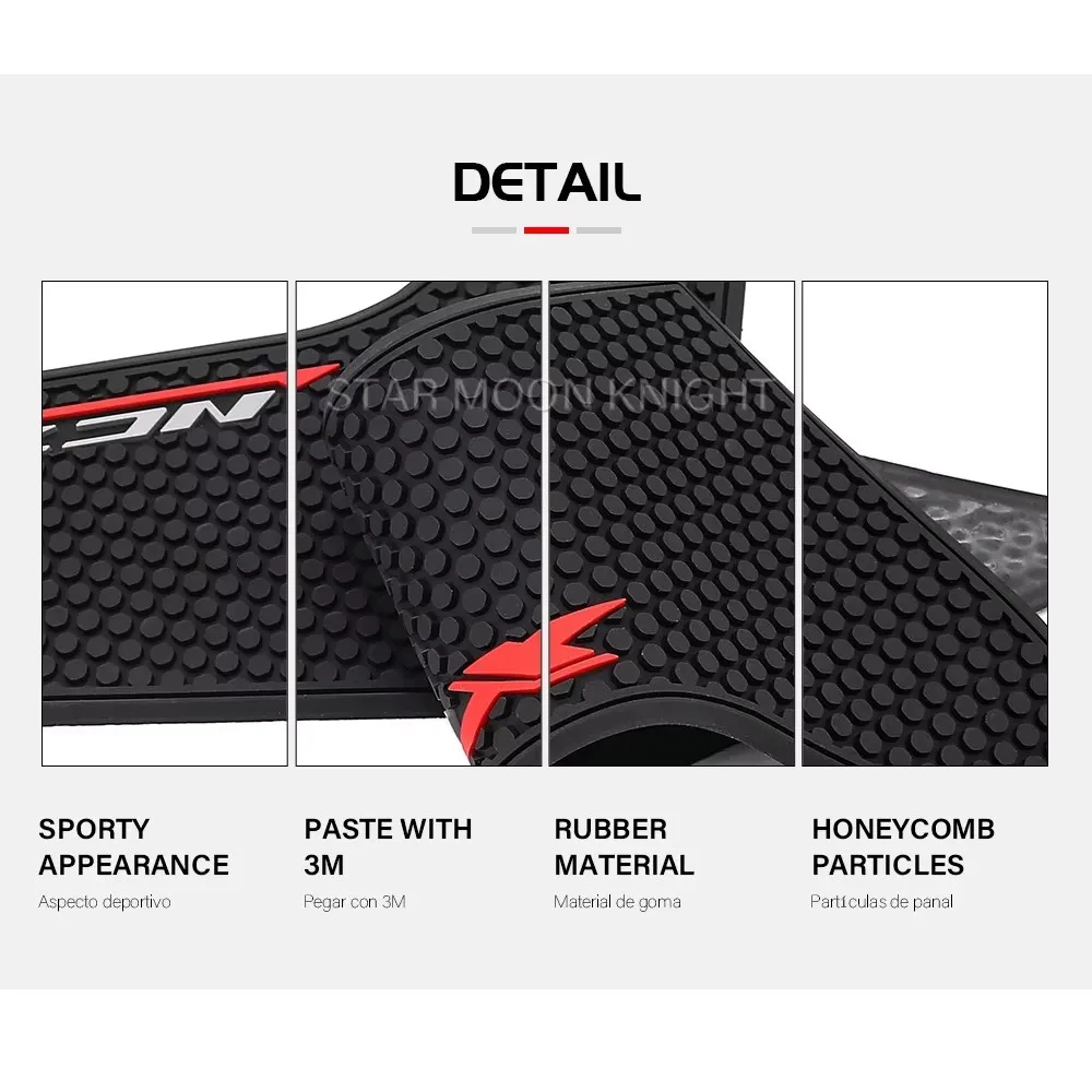 Fuel Tank Pad For HONDA NC750X NC 750 X 2021-2024 Motorcycle Accessories Anti Slip Rubber Side Pads Protector Stickers Decal view 2