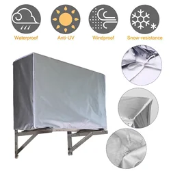 Air Conditioner Cover Anti-Dust Anti-Snow Waterproof Sunproof Conditioner Protectors for Outdoor Anti-Dust Cleaning bagRainproof