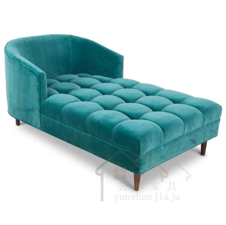 Fabric: chaise longue sofa, single chaise longue chaise longue, small apartment, living room, clubhouse, hotel lazy lounge chair