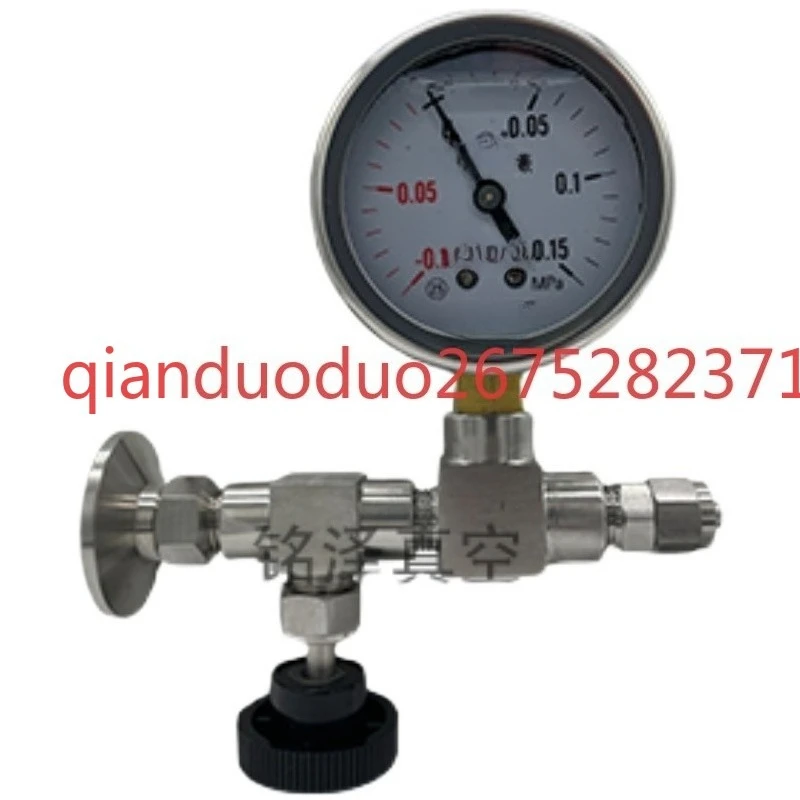 

304 needle valve KF16 KF25 quick loading vacuum valve